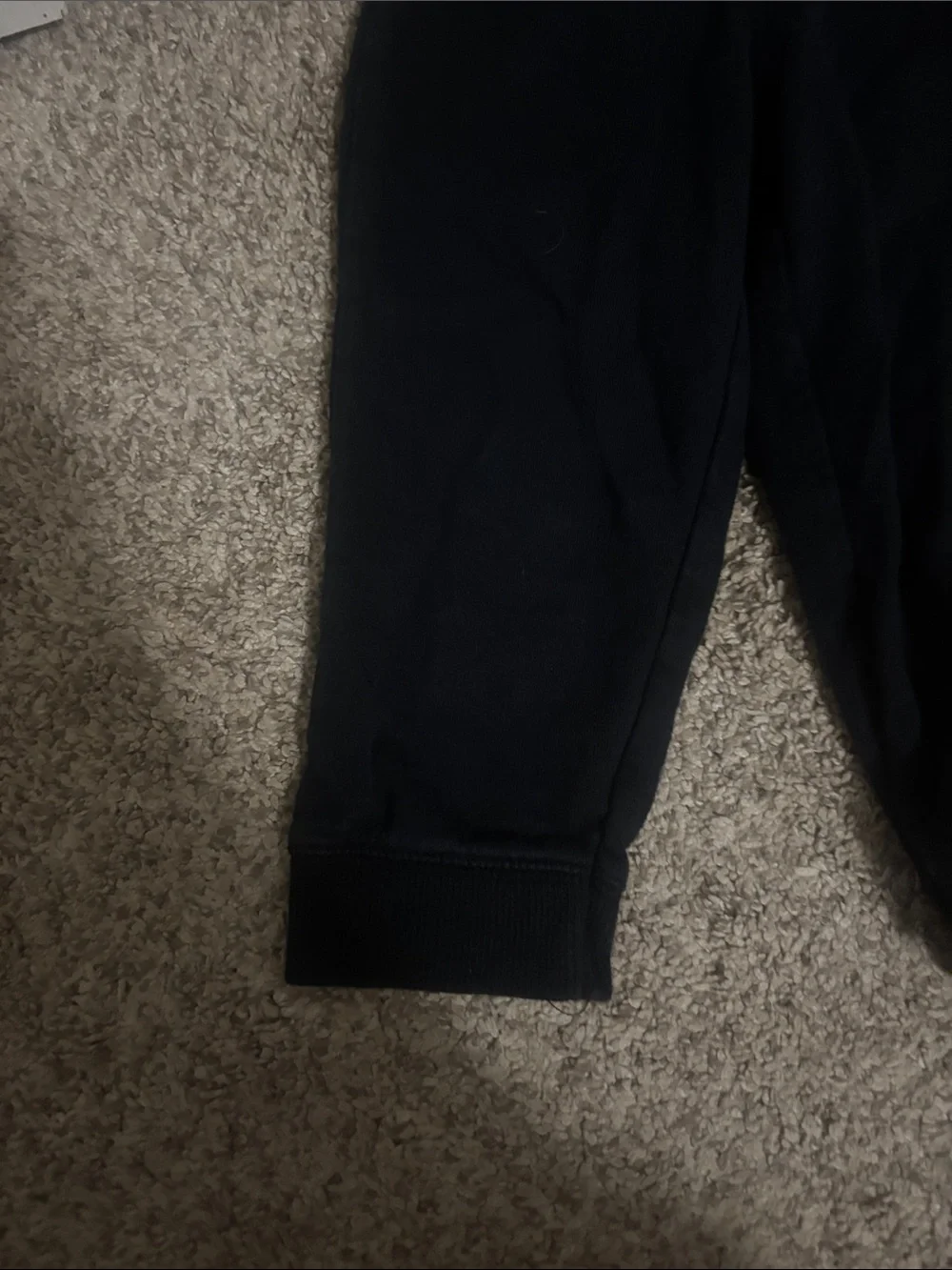 Carter's Black Jogger Sweatpants with Gray Waistband